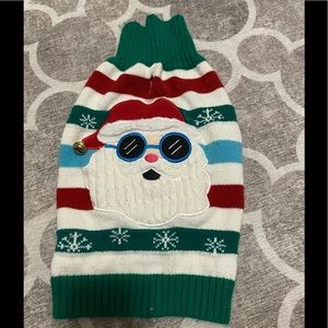 Striped Santa sweater